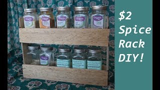 2 Wood Spice Rack DIY [upl. by Monika]