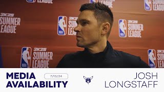 Hornets vs Knicks Coach Josh Longstaff Postgame Media Availability  7132024 [upl. by Klepac]