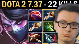 Templar Assassin Gameplay Miracle with Butterfly and 22 Kills  Dota 2 737 [upl. by Pavel]