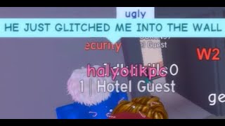 GETTING SUSPENDED FOR CUFF ABUSING AT BLOXTON HOTELS  ROBLOX Trolling [upl. by Afatsuom910]