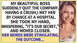 My beautiful boss suddenly quit the company Having a crush I met her by chance at a hospital [upl. by Haniraz]