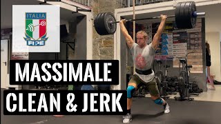 ALLENAMENTO di CLEAN amp JERK provo a trovare il massimale [upl. by Erasmo]