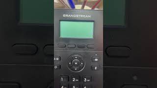 How to reset Grandstream IP Telephone [upl. by Flor]