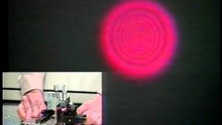 Optics Fresnel diffraction  circular apertures  MIT Video Demonstrations in Lasers and Optics [upl. by Ecital]