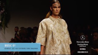 DYSPNEA MERCEDESBENZ FASHION WEEK AUSTRALIA SS 2016 COLLECTIONS [upl. by Erlandson648]