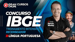 Concurso IBGE Recenseador – Língua Portuguesa com Prof Marcio Wesley [upl. by Atinej784]