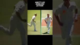 Brett Lee Bowling ActionCricket Shine shorts [upl. by Cattan]