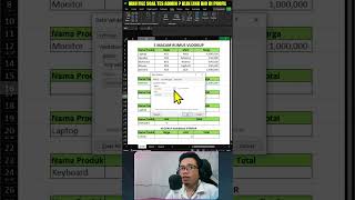 Cara Membuat Tombol DropDown List di Excel dropdownlist tutorialexcel excel belajarexcelpemula [upl. by Luane398]