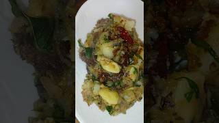 🤤 PotatoGreenchilli Fry subscribe youtube shorts youtubeindia cooking shortvideo reels [upl. by Skantze]