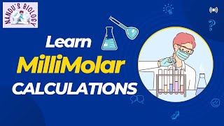 Millimolar Solution Preparations and Calculations [upl. by Ahsinrad]