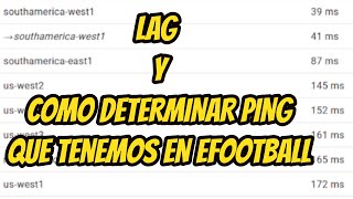 EFOOTBALL 2025 JUEGO LENTO DETERMINA CUANTA LATENCIA TIENES AL SERVIDOR DE KONAMI PING [upl. by Aztiram]