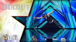 Pedro rueda en armonía por el escenario  Audiciones 2  Got Talent España 2017 [upl. by Haronid601]