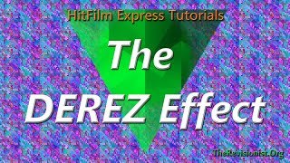 Derez VGHS Pixelation Wavy amp Horizontal Lines Effects in Hitfilm Express [upl. by Ecienahs631]