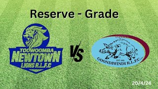 Newtown Lions v Goondiwindi Boars Res  Grade 20424 [upl. by Oicram169]