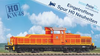 🚂💨 Eingetroffene Spur H0 Modellbahn Neuheiten  KW 48 [upl. by Einomrah]