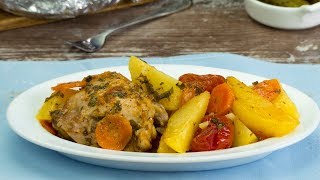 Poulet aux légumes au four  un dîner savoureux et juteux que je cuisine souvent   SavoureuxTV [upl. by Byrom]