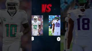 Tyreek vs Justin Jefferson [upl. by Rizika]