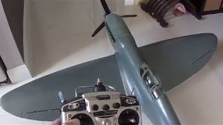 Top Flite Spitfire Electric conversion test [upl. by Viridis]