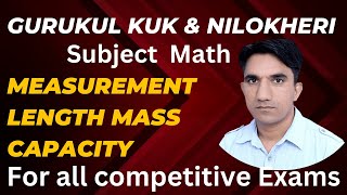 Measurementlength mass and capacity gurukul kurukshetra entrance Exam 2024aissee2024sinik mentor [upl. by Jaclin24]