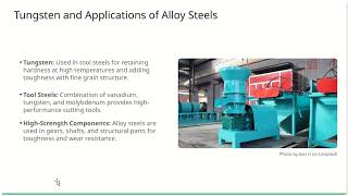 2 15 Alloy Steels [upl. by Ahsikam]