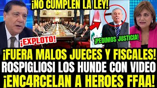 SE LARGAN VIDEO REVELADOR HUNDE A MALOS JUECES Y FISCALES Q ENC4RCELAN A HEROES Q VENCIERON A TUCOS [upl. by Aynatahs]