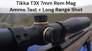 Range Day  Tikka T3X 7mm Rem Mag x Vortex Viper [upl. by Adiraf]