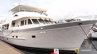 2015 Outer Reef 880 Classic Series Motor Yacht  Deck and Interior Walkaround  2018 FLIBS [upl. by Sosthena]