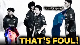 Fwydchickn REACTION to RRQ Irrad GETTING EMOTIONAL after LOSING to GEEK FAM in MPL ID PLAYOFFS [upl. by Yeleen]