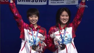 China wins 2015 Platform Synchro Diving Champs  Universal Sports [upl. by Fiann7]