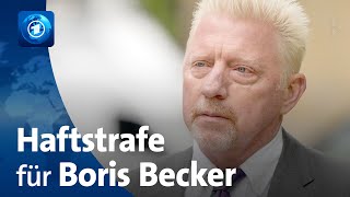 Boris Becker zu Haftstrafe verurteilt [upl. by Elime]