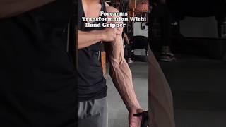 Forearms transformation with hand gripper gripstrength grip transformation forearms hand [upl. by Anele]