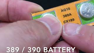 Swatch Watch Battery Replacement [upl. by Rol]