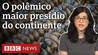 O megapresídio da política de guerra às gangues de El Salvador [upl. by Lillywhite766]