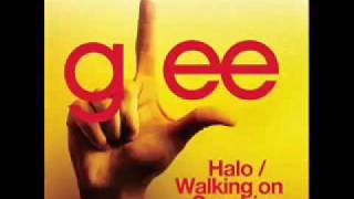 Halo Beyonce  Glee Version FULL SONG HQ WITH LYRICS [upl. by Etam]