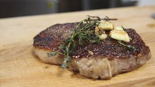 Ribeye Recipe Butter Basted Steak [upl. by Ermey]