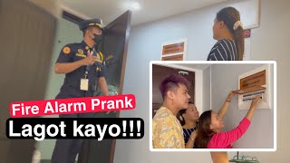 nag Prank ng Fire ALARM sa Condo LAGOT SA SECURITY [upl. by Fiora]