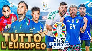 🇮🇹 TUTTO L’EUROPEO DELL’ITALIA IN UN UNICO VIDEO FC 24 ⚽️ [upl. by Lottie]