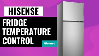 Hisense Fridge Temperature Control  Complete Guide [upl. by Kraul]