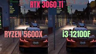 i3 12100f vs Ryzen 5600x rtx 3060 ti [upl. by Imoyn689]