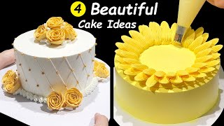 How To Make Cake Decorating Tutorials for Beginners  Homemade cake decorating ideas  Cake Design [upl. by Elimay]