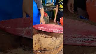 AmazingTuna meat is very fresh streetfood short [upl. by Anelej]