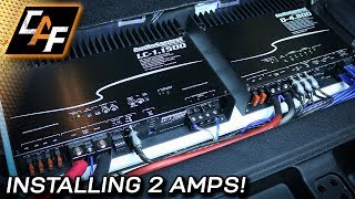 Installing Two Amplifiers  Can I get MORE BASS [upl. by Aes]