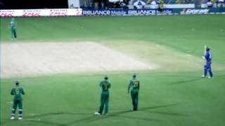 ICC TWENTY20 World Cup 2010 Afghanistan vs South Africa  Dale Steyn bowling fast [upl. by Kelbee714]