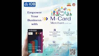 IOBs Merchant Credit Card [upl. by Terina301]