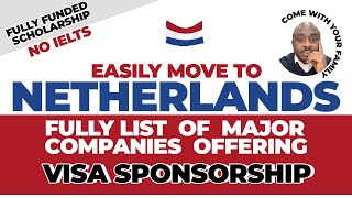 Netherlands Work Visa 2024  Netherlands Work Permit 2024  Netherlands Work Visa Sponsorship [upl. by Ainavi]