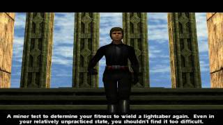 Star Wars  Jedi Knight II Jedi Outcast Walkthrough  Yavin Temple and Trial [upl. by Sum101]