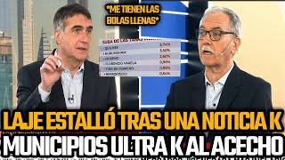 ANTONIO LAJE CRUZÓ A LOS INTENDENTES KIRCHNERISTAS TASAS MUNICIPALES IMPAGABLES [upl. by Largent]