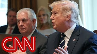 Trump fires back at Rex Tillerson Hes dumb as a rock [upl. by Holtorf]