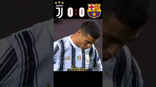 Juventus vs fc Barcelona 30 imaginary match highlights ronaldo messi shorts football youtube [upl. by Attaymik]