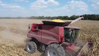 Case IH 8250 drone footage [upl. by Odlonra]